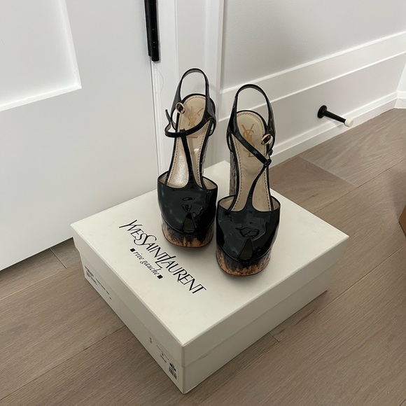 YSL Wedge Sandals - Picture 2 of 5